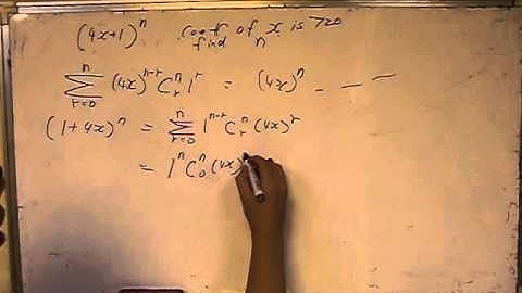 DSE maths m1 binomial expansion pt 7 example of exercise 梁sir.AVI