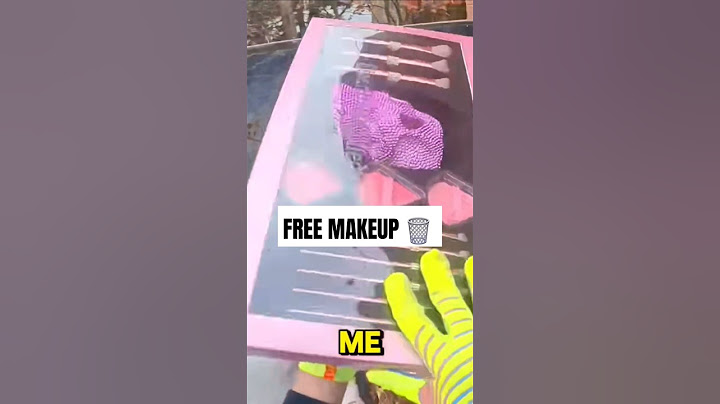 Makeup Kits found dumpster diving