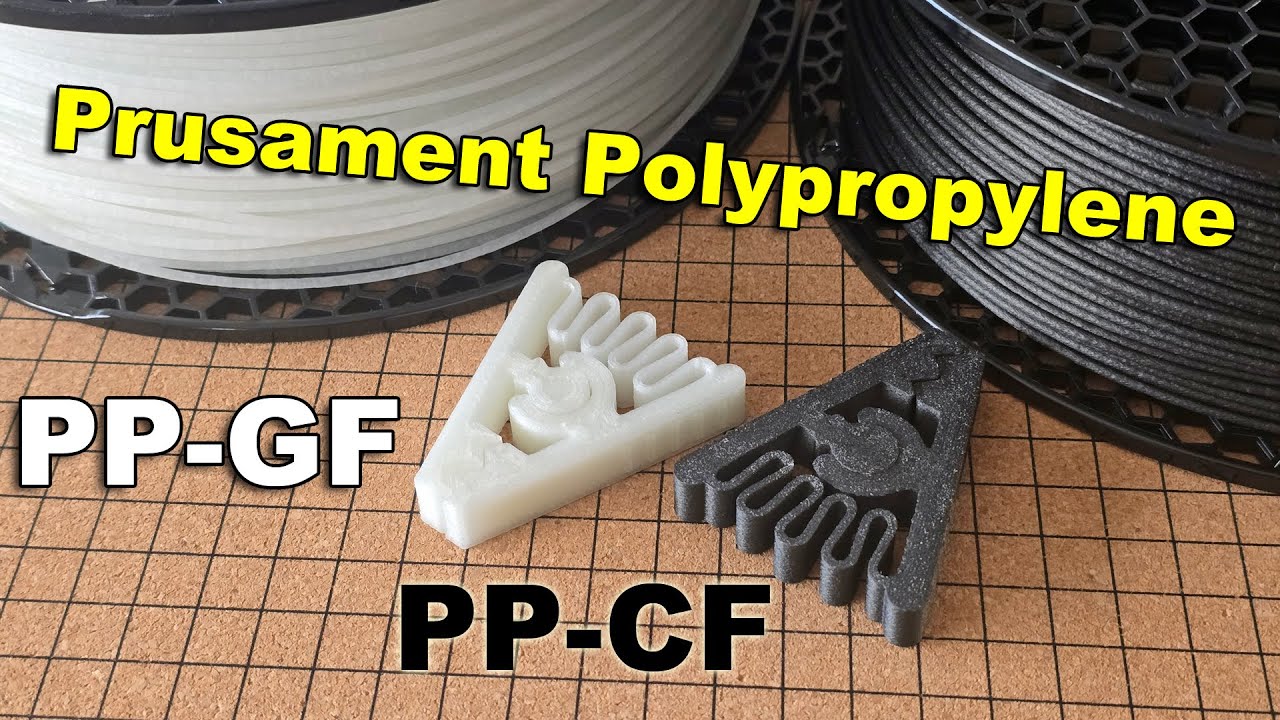 Prusament PP-CF vs PP-GF Tested – Carbon Fiber or Glass Fiber Polypropylene?