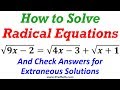 How to Solve Radical Equations that have Three Radicals: Step-by-Step Explanation