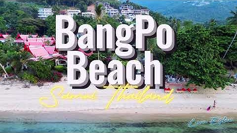 BangPo Beach Samui 4K Drone DJI Mini 3 Pro #Thailand #4k #drone #beach #Bangkok # dji #Thailand