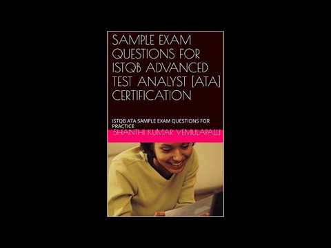 ISTQB ATA [Advanced Test Analyst] exam sample practice questions - Kindle Book video sample