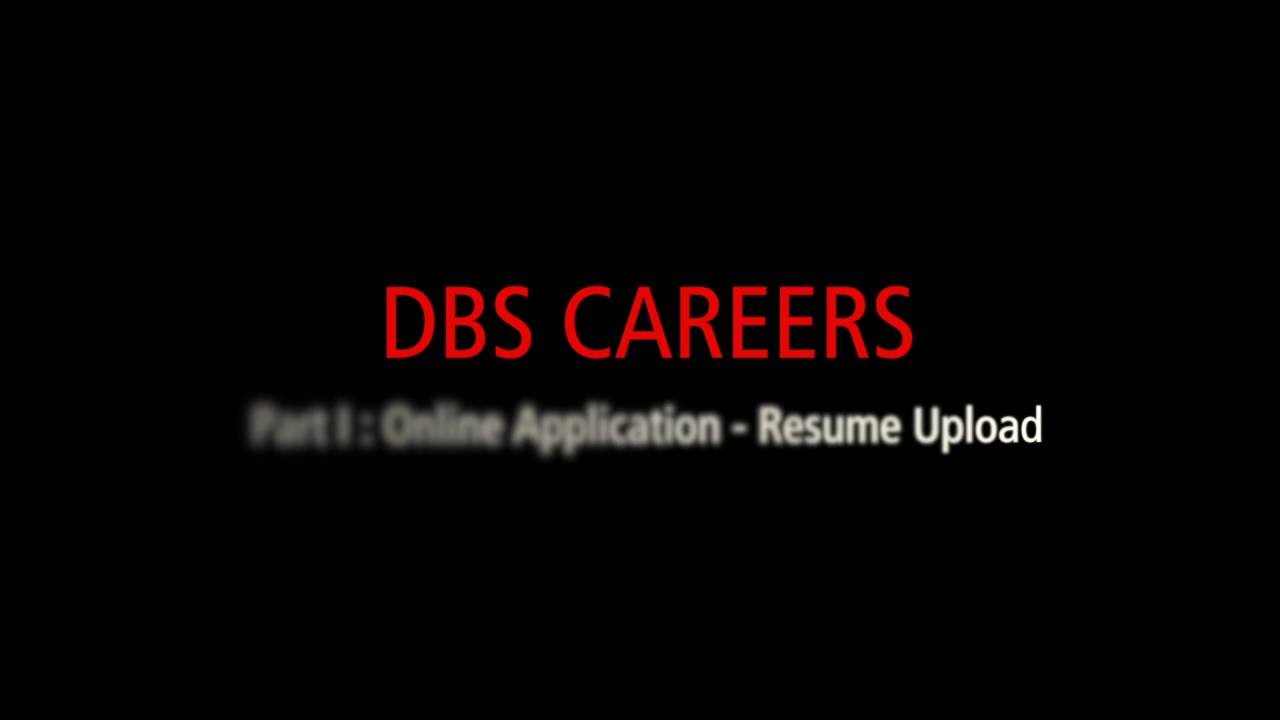 Applying for a job with DBS (Part 1)