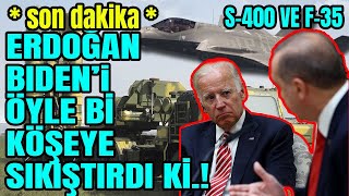 Köşeye Işan Bi̇den F-35Leri̇ Verecek...s-400 İçi̇n İse...