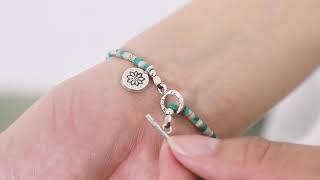 ターコイズとシェル ブレスレット