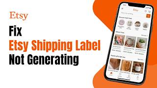 How to Fix Etsy Shipping Label Not Generating !