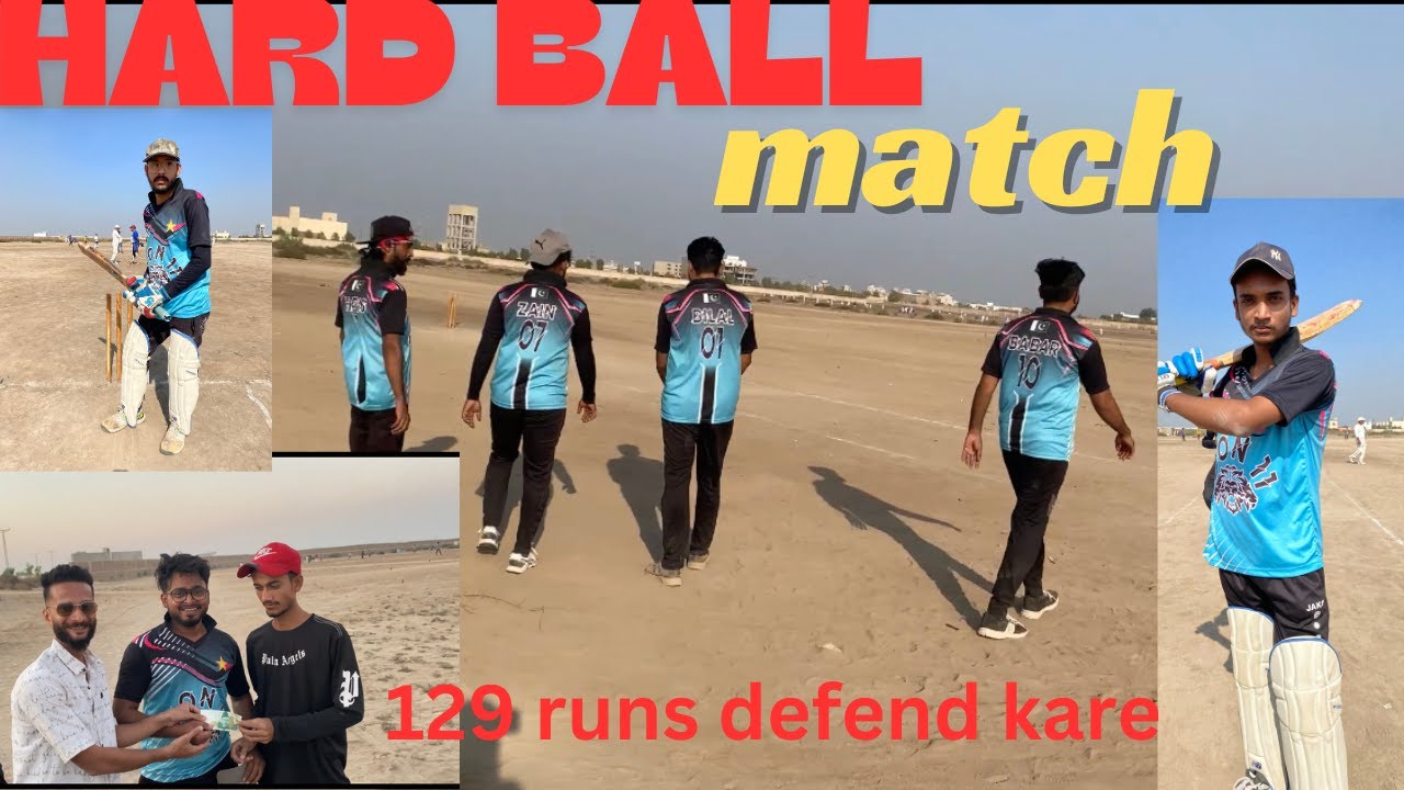 Hard ball cricket match... YouTube