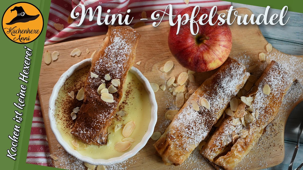 Mini  Apfelstrudel  mit raffinierter Füllung