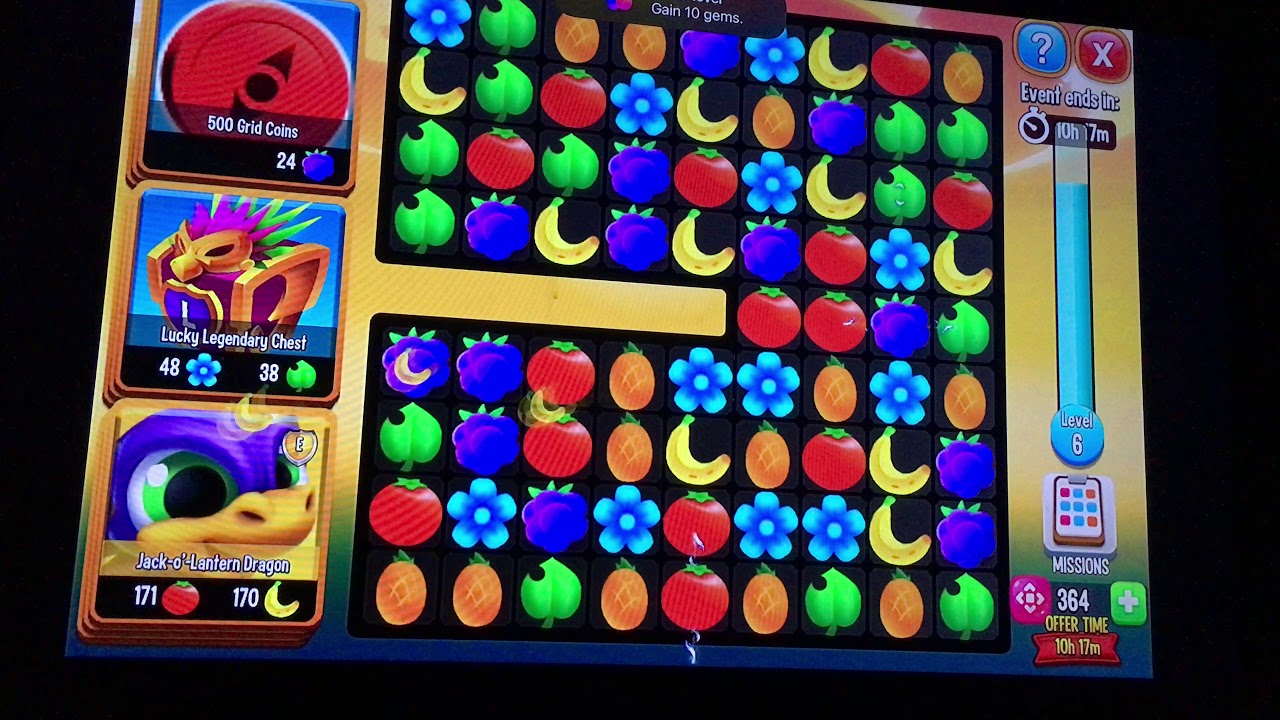 Dragon city Halloween puzzle and grid modes YouTube