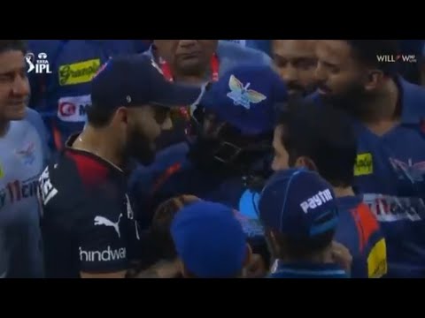 RCB AND LSG FULL FIGHT VIDEO viral viral fight video RCB fight lucknow ladai video fight