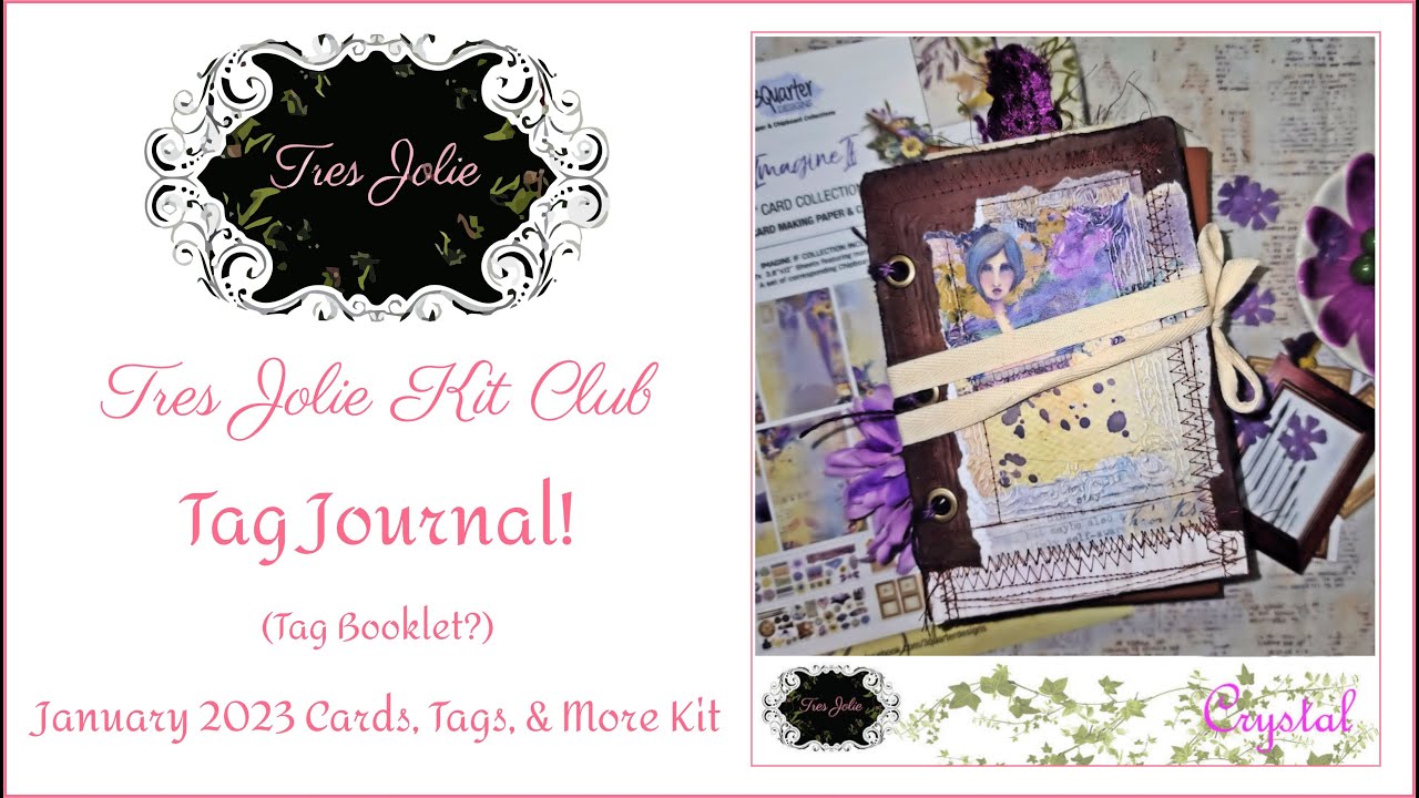 Tres Jolie Kit Club - Tag Journal! (Tag Booklet?) - January 2023 Cards ...