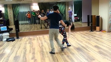 Zouk 07.01.14 Andre & Katrin. Lesson 1