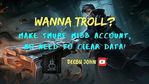 Create New Mobile Legends Account Without Clearing App Data!