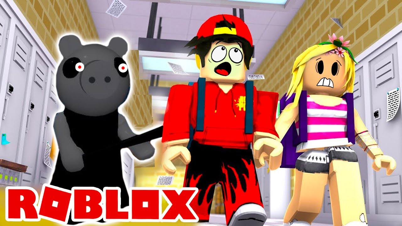 Roblox Evil Piggy In School Youtube - don t get caught by roblox piggy youtube