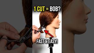 The One Ponytail Haircut Hack #shorthair #hairtutorial #haircut