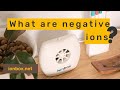 The science of negative ions