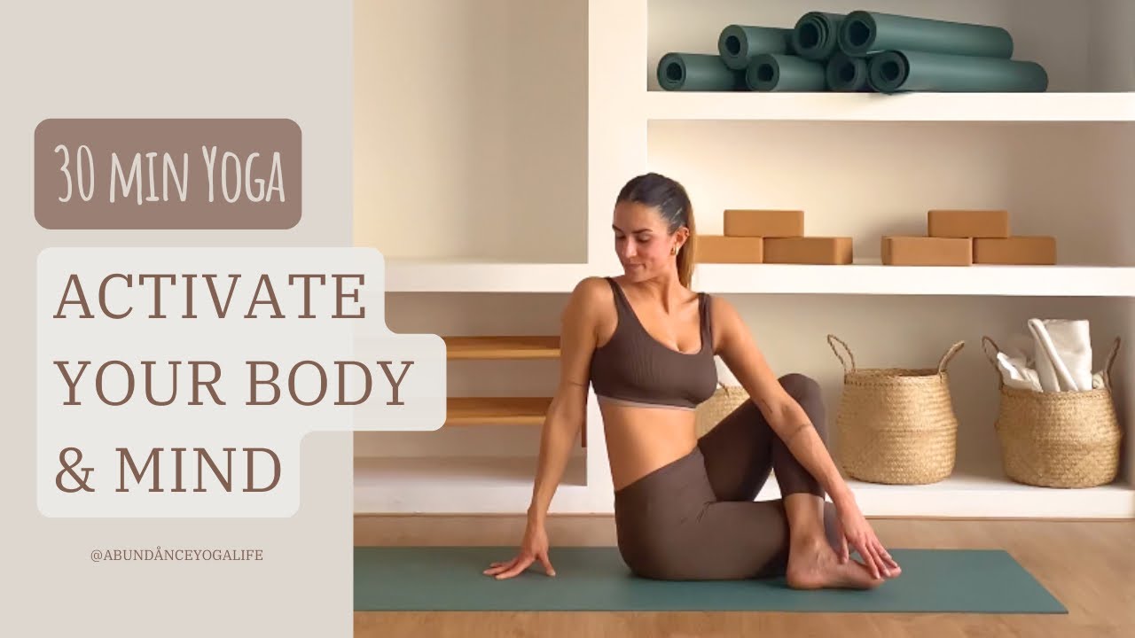Dynamic Yoga 30 min Dynamic Yoga: Vinyasa Flow to Energize & Feel Good - YouTube