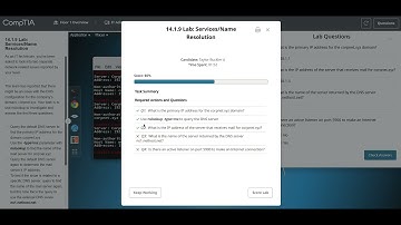 CompTIA 14.1.9 Lab: Services/Name Resolution