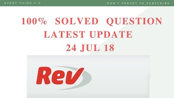rev com complete answers latest update 24 jul 2018