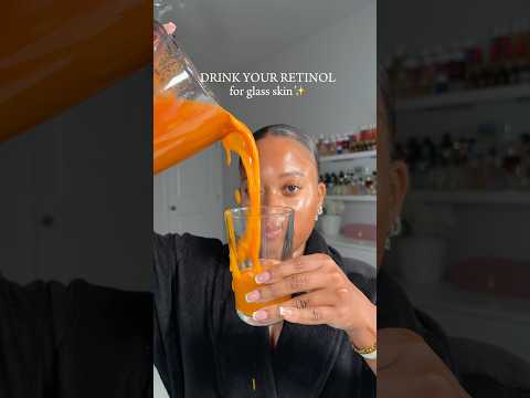 Glow from within!!✨🥕🍊#skincare #glassskin #retinol #glowingskin #healthyskin #juice #diy
