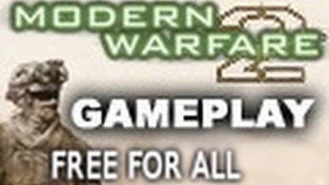 The Joy Of Destroying Hard (Camped Up) Earned Killstreaks (MW2 Free For All)