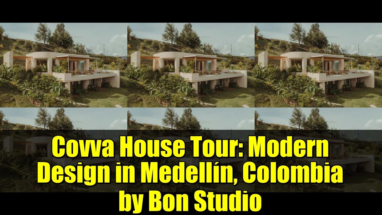 Covva House Tour: Modern Design in Medellín, Colombia by Bon Studio