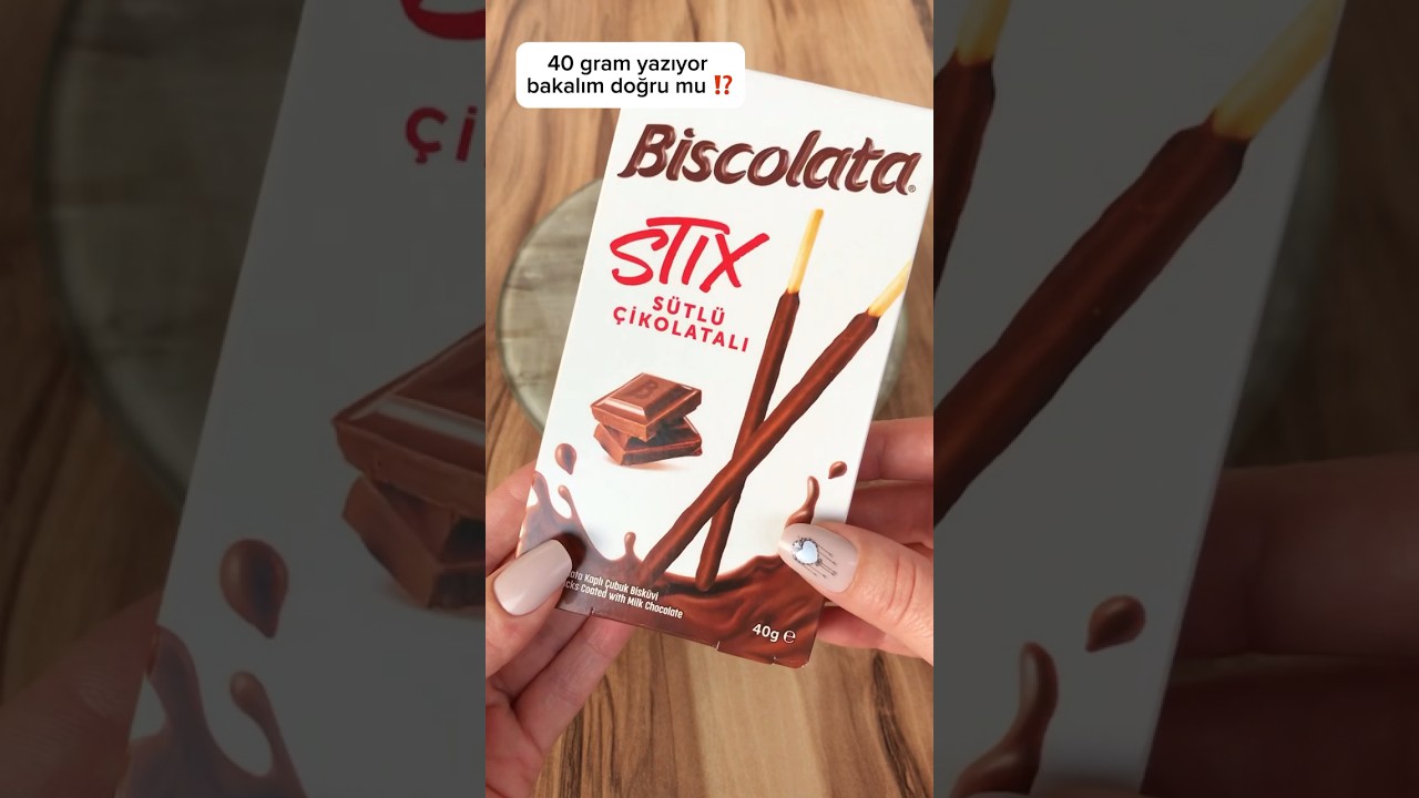 Biscolata Stix Bakın ka&ccedil; gram &ccedil;ıktı ⁉️