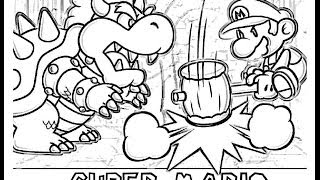 Great Collection of Mario Coloring Pages For The Mario Fans