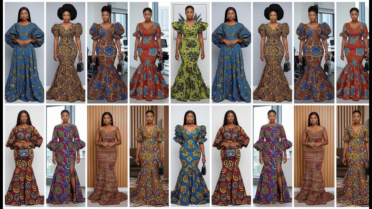 Самые красивые платья из ткани китенге для женщин 2026 года