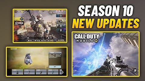 Season 10 New Updates Codm | Weapon Inspection Cod Mobile | S10 Test Server