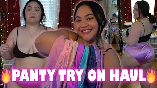 SATIN PANTY TRY ON HAUL | Twitter: @Jasmanian_