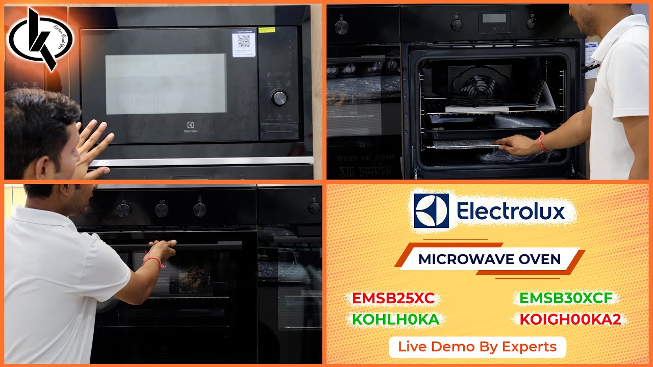 Electrolux Microwave Oven models EMSB25XC, EMSB30XCF, KOHLH0KA, KOIGH00KA2.