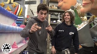 carnavalswerkhallen van Aalst  op  4  februari 2026openingswoord  krijg je  van Thibo \u0026 Drazic