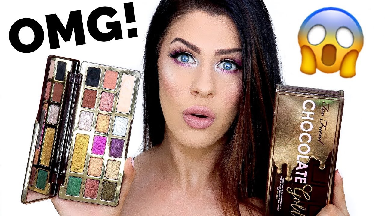 TOO FACED CHOCOLATE GOLD EYESHADOW PALETTE HOT OR NOT YouTube