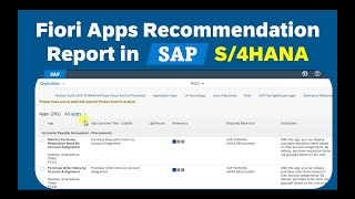 Cara Menemukan Aplikasi Fiori untuk Transaksi GUI di SAP S/4HANA - Laporan Rekomendasi Aplikasi F... screenshot 5