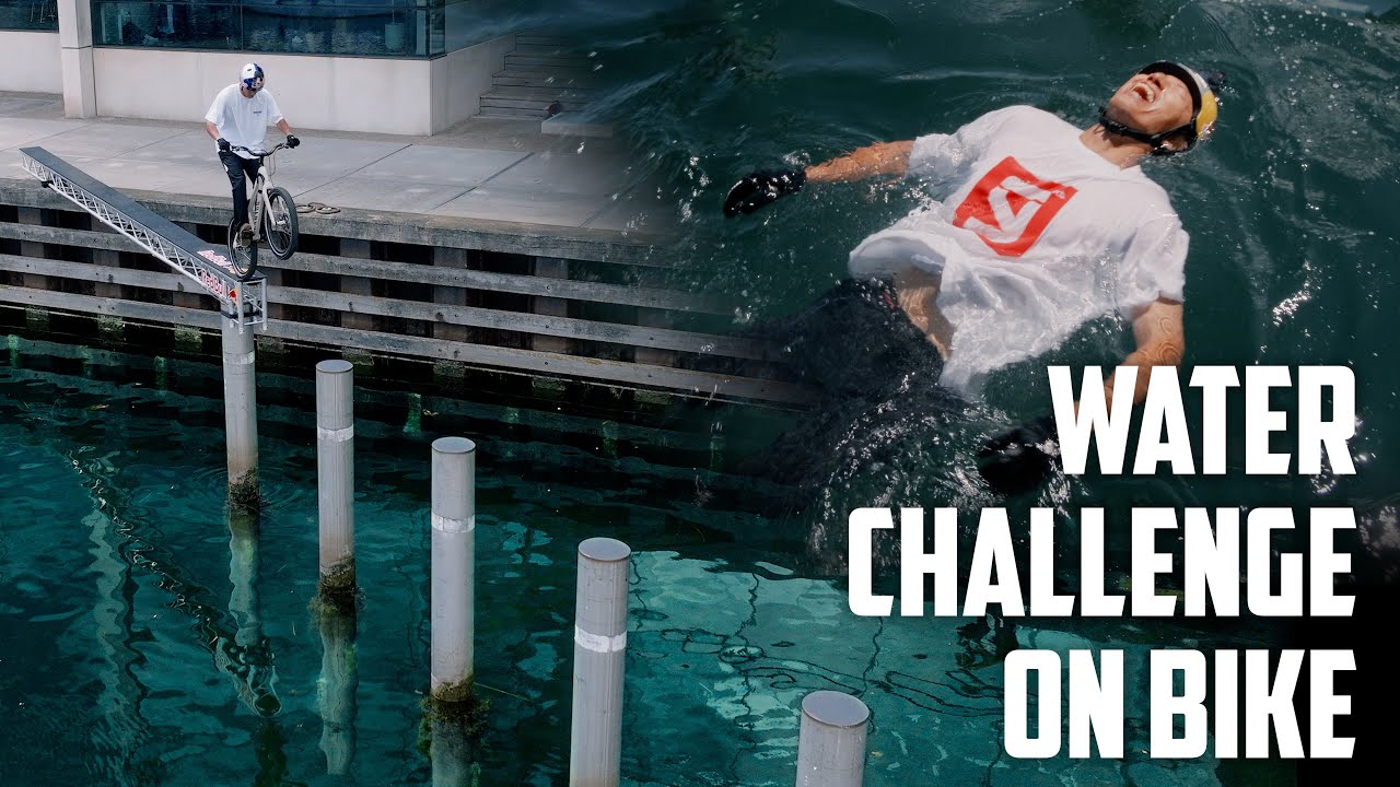 Water Challenge On Bike | Trials Riding In Copenhagen