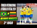 Brasil x litunia  3 jogo  torneio internacional da litunia de futsal 2024 16042024