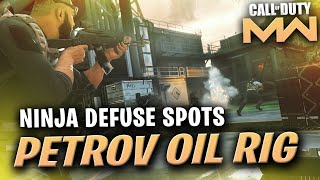 MW Ninja Defuse Spots Petrov Oil Rig (The Best Spots for Getting Defuses)