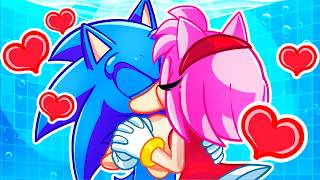 SONIC BEIJOU AMY na FESTA NA PISCINA! screenshot 3