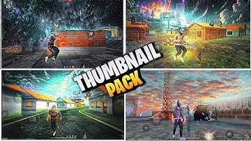 Free Fire Montage Video Thumbnail pack 🗃️