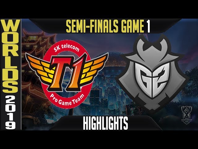 SKT vs G2 Highlights Game 1 | Worlds 2019 Semi-finals | SK Telecom T1 vs G2 Esports