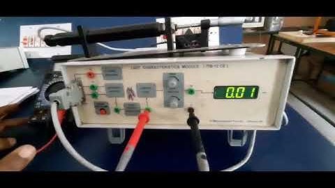 Study of displacement transducer (LVDT)
