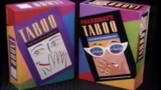 Taboo Celebrity Taboo Board Games Ad 1993 Windowboxed