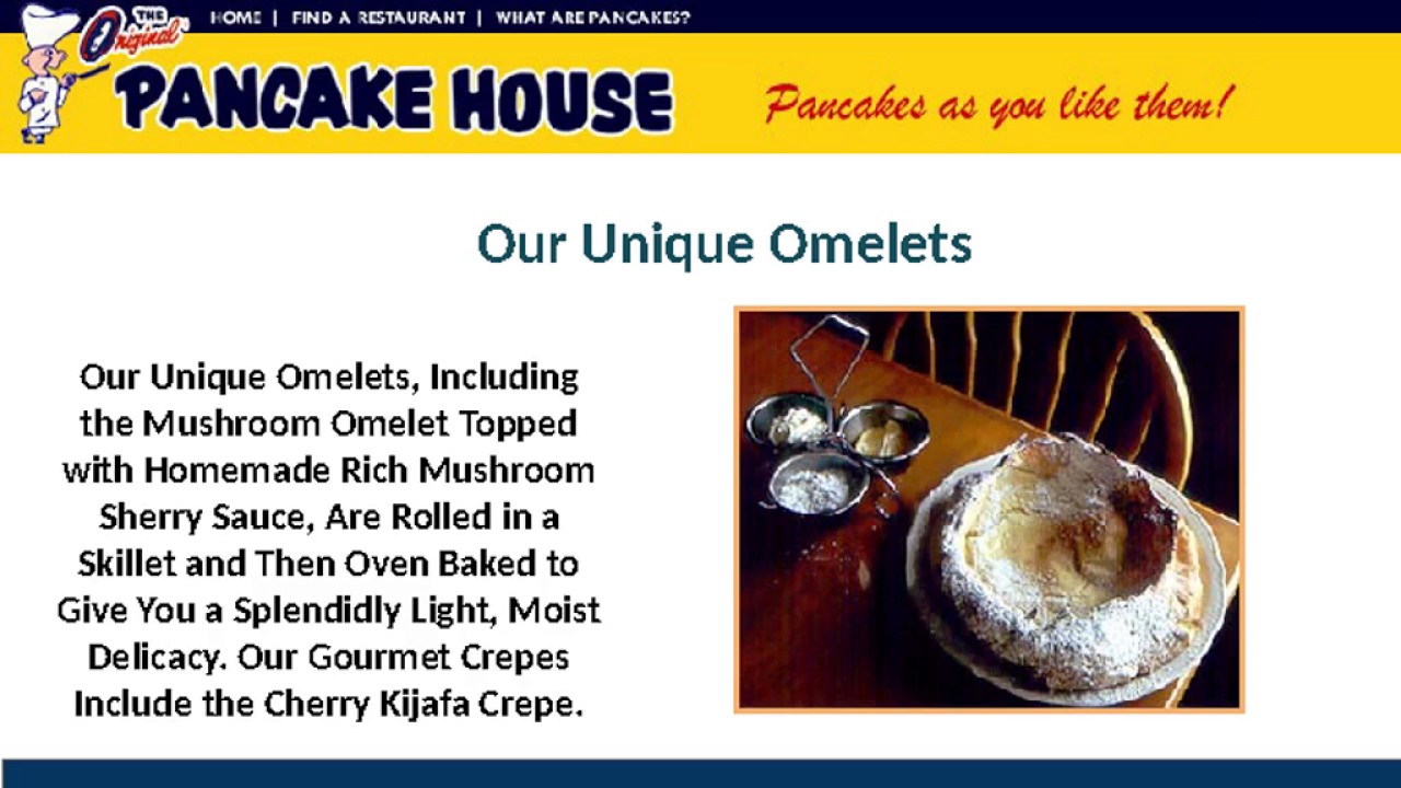 Original Pancake House Coupons YouTube