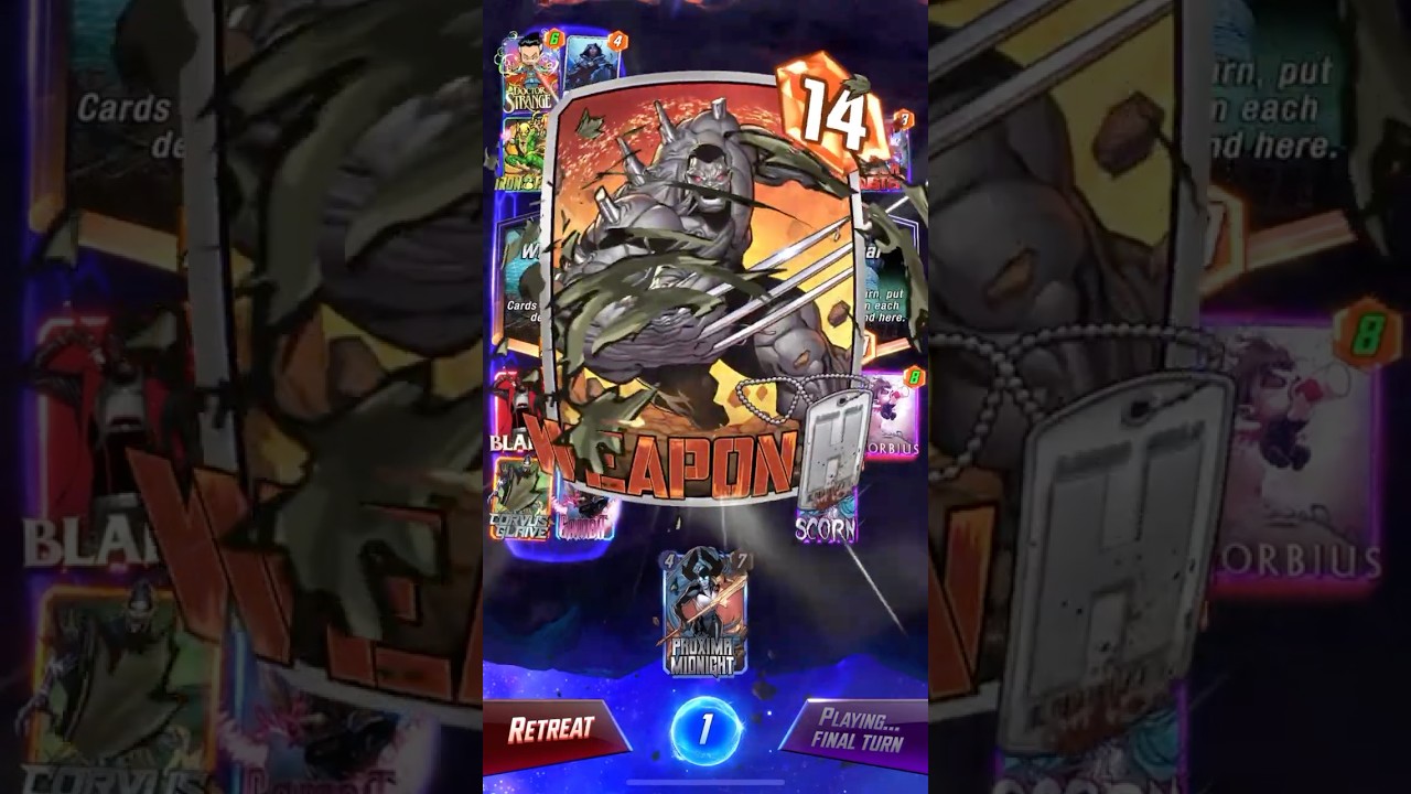 Weapon H ❌🧪 Animation - Marvel Snap (VFX + SFX) 