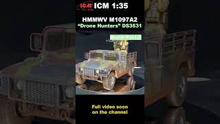 Humvee M1097A2 scale model building ICM 1 35