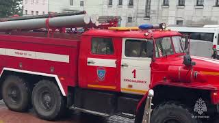 видео: В Южно-Сахалинске потушили условный пожар в областной библиотеке картинка: В Южно-Сахалинске потушили условный пожар в областной библиотеке