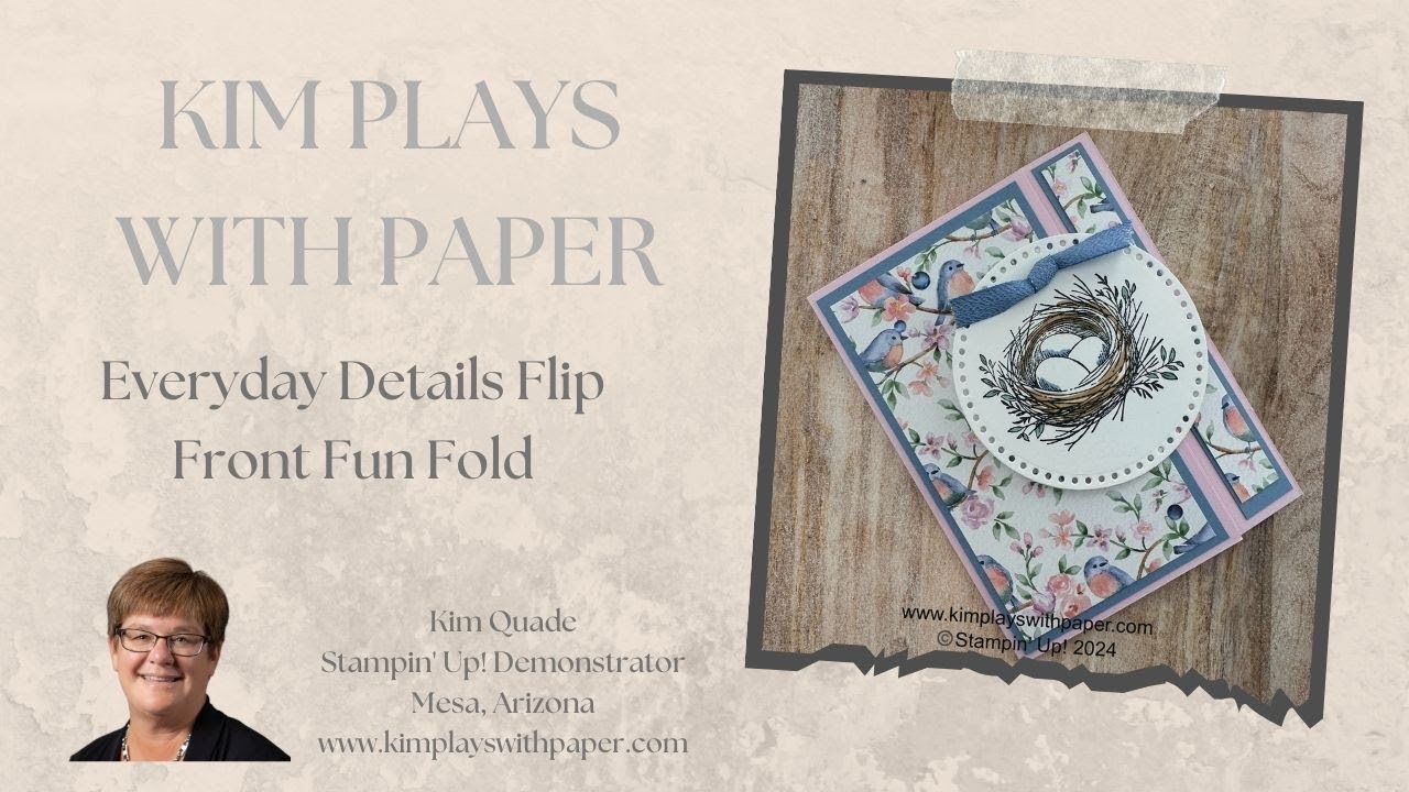 Everyday Details Flip Front Fun Fold - YouTube