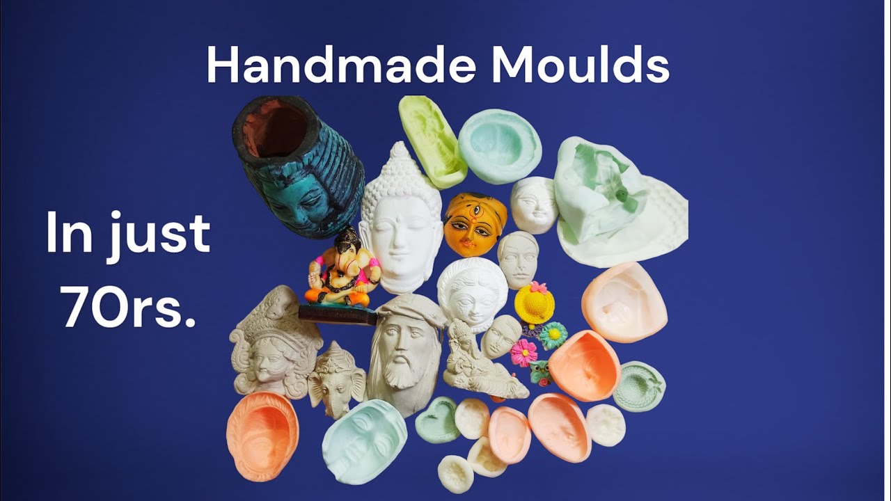 How to make Silicone mould in just 70rs. for art & craft | Mould for clay & resin art & for Pendant