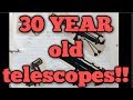 30 YEAR old telescopes!